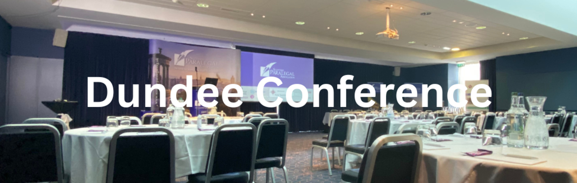 The Scottish Paralegal Association - Dundee Conference 2026