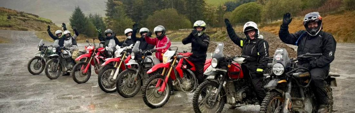 HBAM riders on off-road bikes