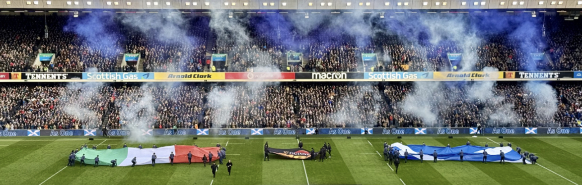 Scotland v Italy Rugby at Murrayfield Stadium