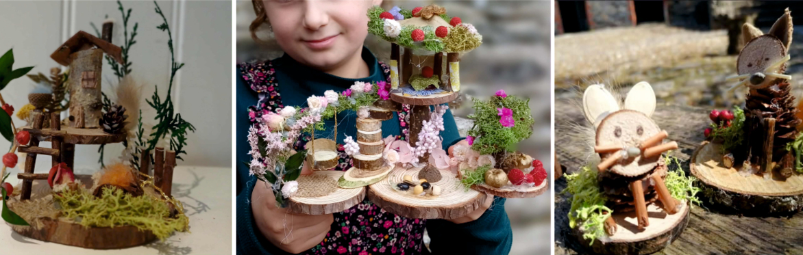 NATUREMAKE : Spring Fairy Houses and Tree Houses