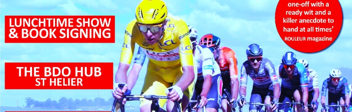 Carlton Kirby: The Voice of Cycling, live at lunchtime in Jersey