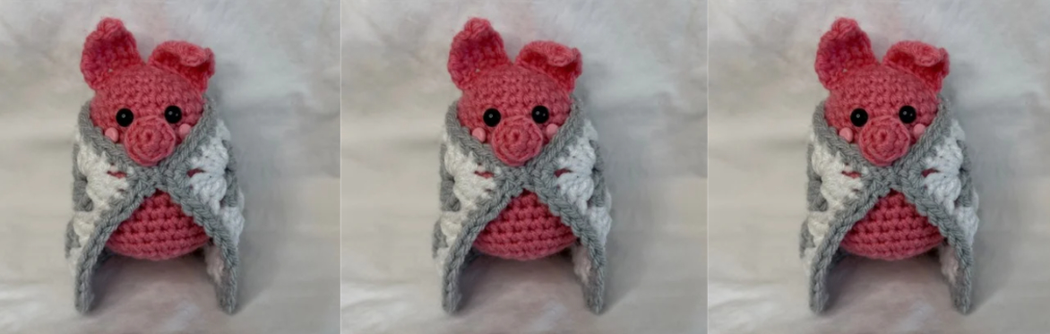 Next Level Crochet: Amigurumi Pigs in Blankets! 2 Week Course!