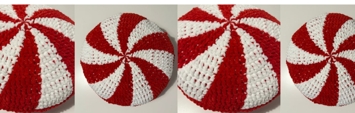 Next Level Crochet: Candy Cane Cushion!