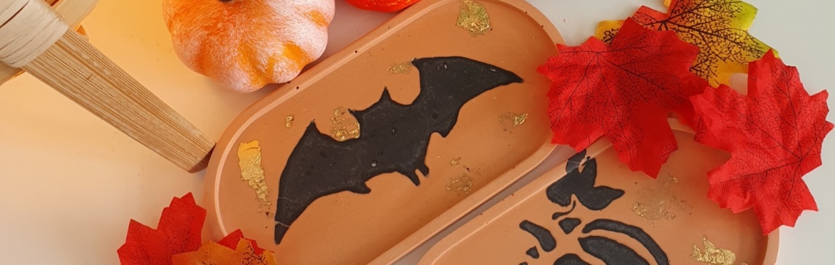 Spooky Halloween Jesmonite Tray Workshop