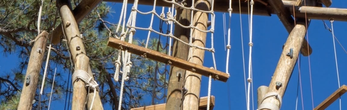 An image of a part of the Ropes Course from Pathfinder Facebook photos