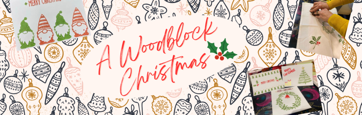 Wood Block Printing Festive Evening Class