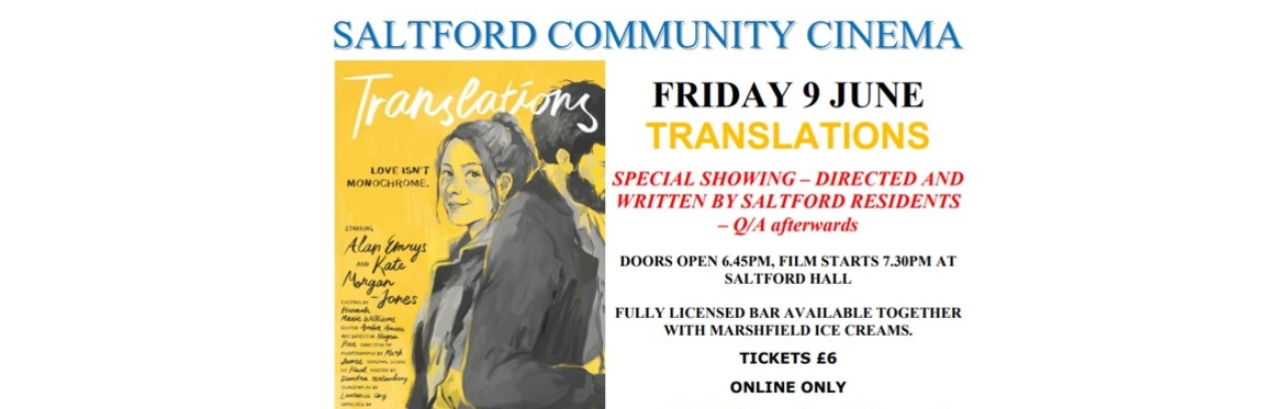 Translations - Saltford Community Cinema