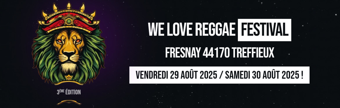Banderole FESTIVAL WE LOVE REGGAE