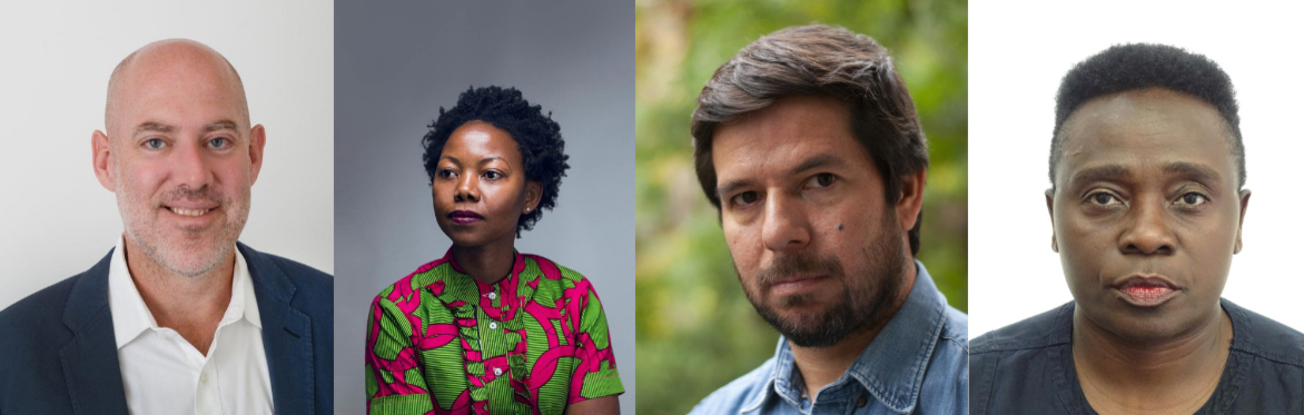 Christopher Beha, NoViolet Bulawayo, Renato Cisneros and Jennifer Nansubuga Makumbi Reading