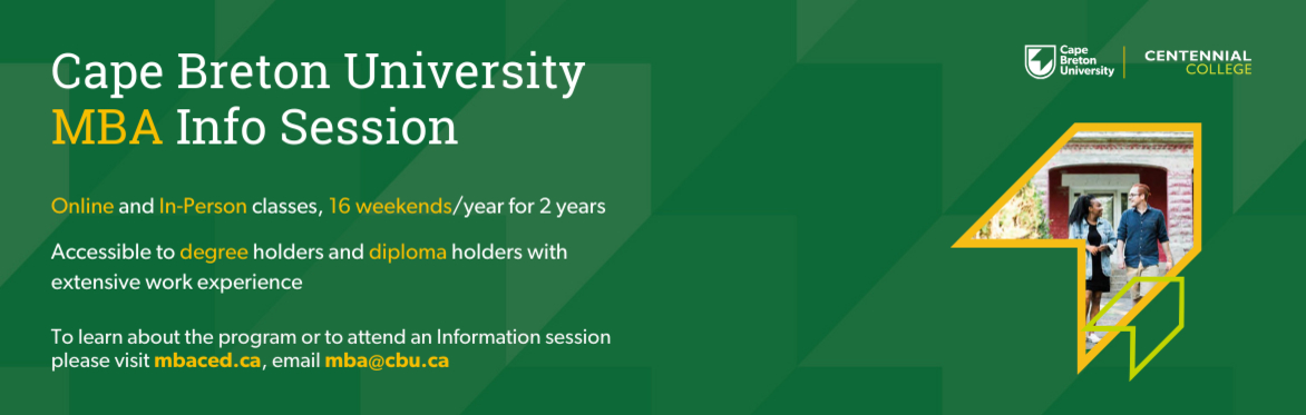 TORONTO | CBU MBA Info session at Centennial College: Tuesday, August 13th at 11 a.m. ET