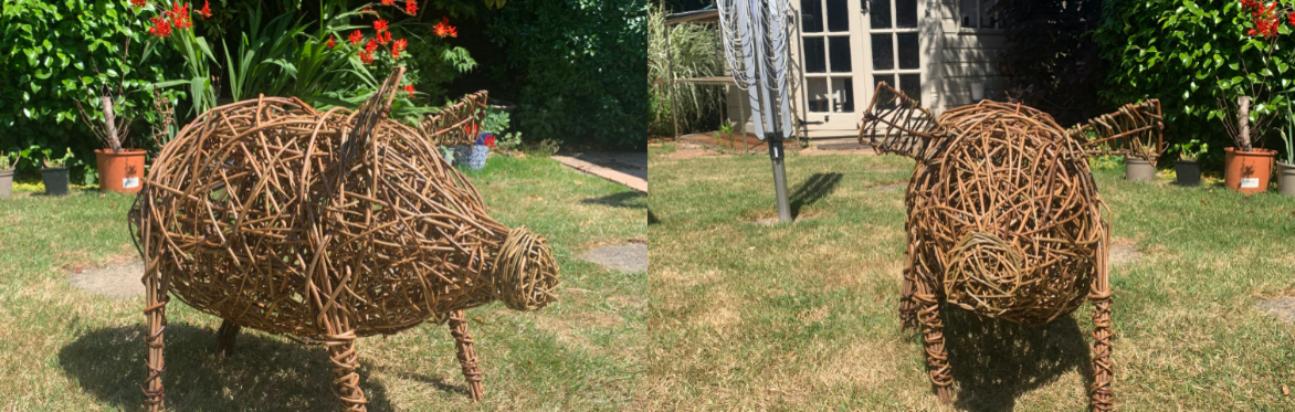 Willow Pig (or Sheep) Sculpture Workshop