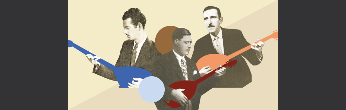 image of three Rebetiko composers