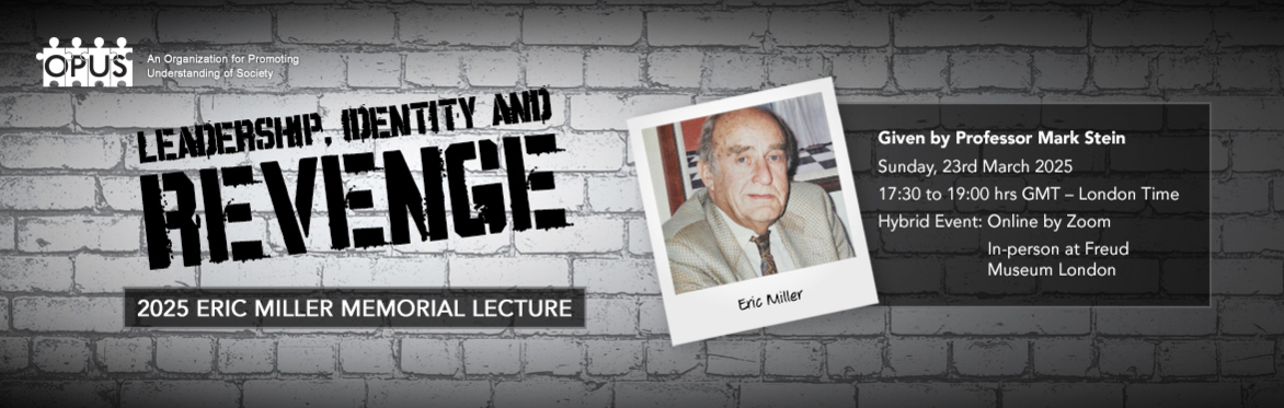 2025 Eric Miller Memorial Lecture by Prof. Mark Stein