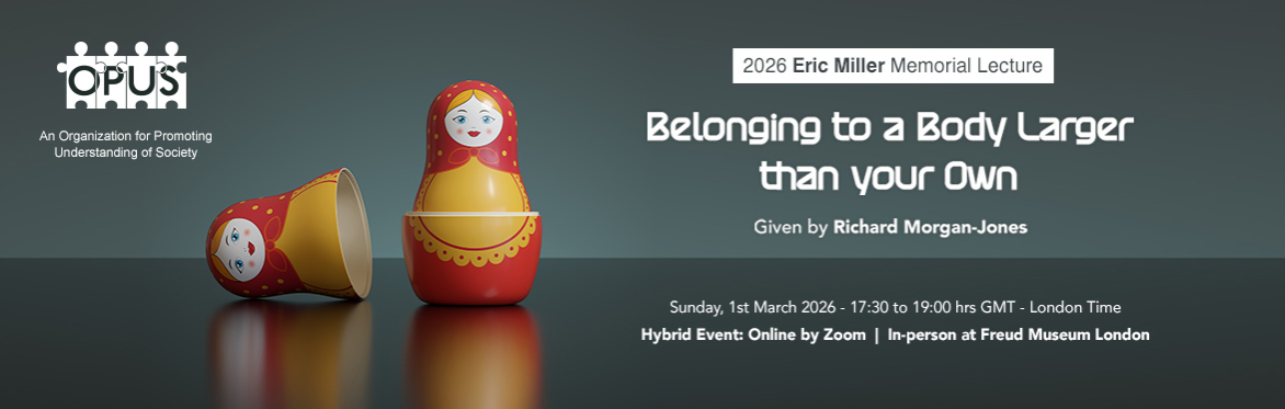 2026 Eric Miller Memorial Lecture by Richard Morgan-Jones