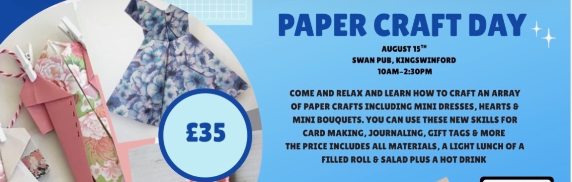 Adult Craft - Paper Craft Day