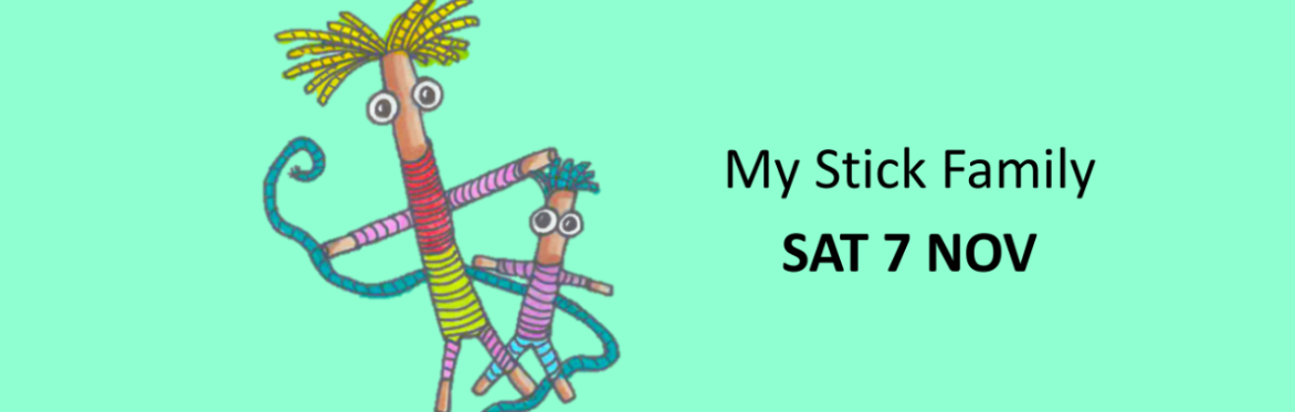 illustration of a stick adult and child