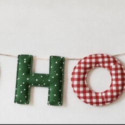 Sewing - HO HO HO Bunting