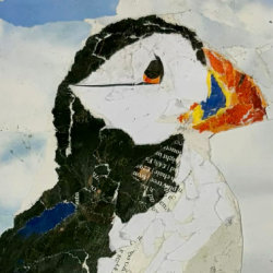 Paper Collage Animals with Kailey