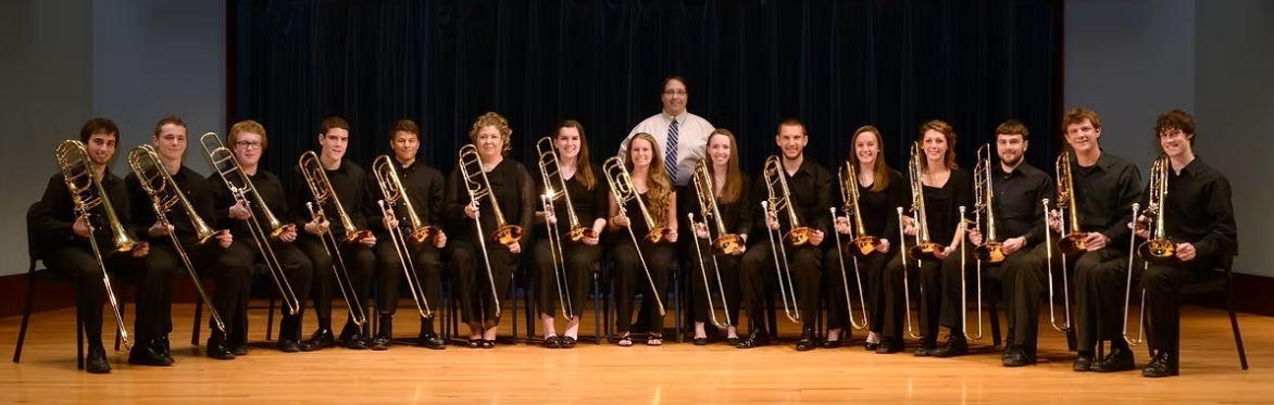 Image of UD trombone choir