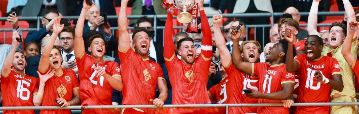 Whitstable Town Football Club FA Vase Victory Celebration