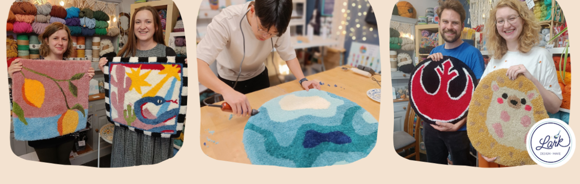 Tufting - Make a 50cm x 50cm Rug! 2 Part Workshop