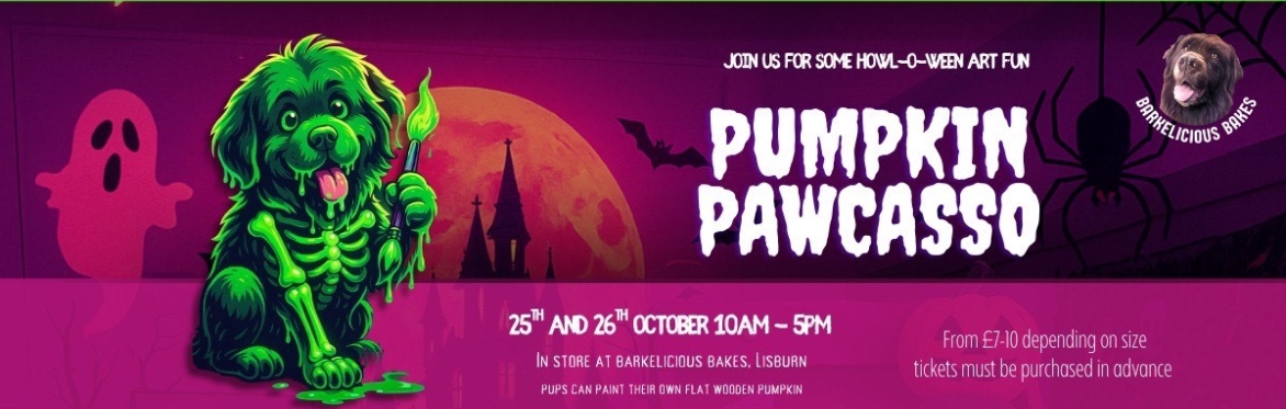 Pumpkin Pawcasso @ Barkelicious Bakes