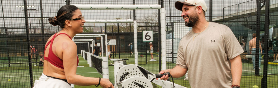 Free Intro to padel on Saturday from Noon-1 pm.