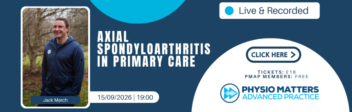 Axial Spondyloarthritis In Primary Care