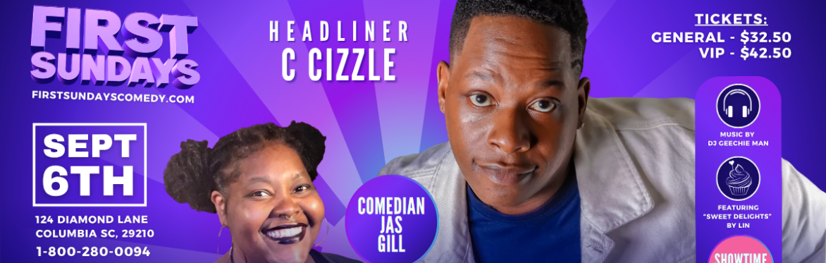 FIRST SUNDAYS' COMEDY LIVE (SEPTEMBER 6, 2026)