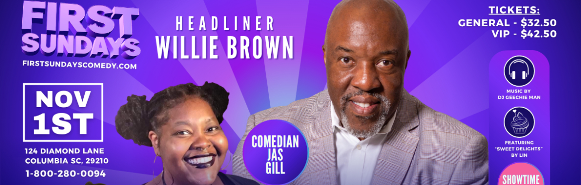 FIRST SUNDAYS COMEDY LIVE (NOVEMBER 1, 2026)