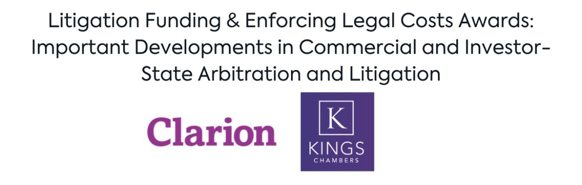 Litigation Funding & Enforcing Legal Costs Awards