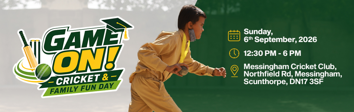 Game On! Charity Cricket Match for TCF-UK