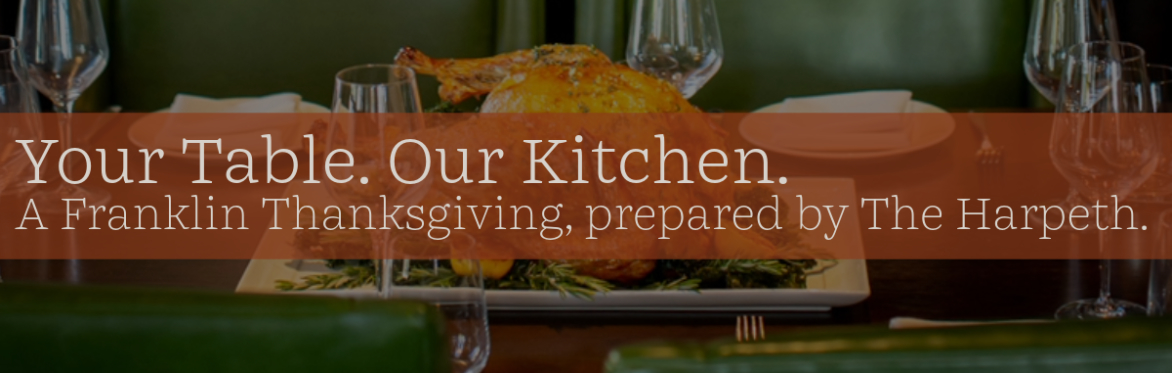 Harpeth Hotel Thanksgiving Dinner Pre-Order