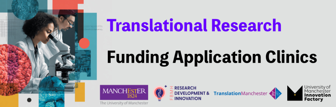 Translational Research Funding Application Clinics 2026