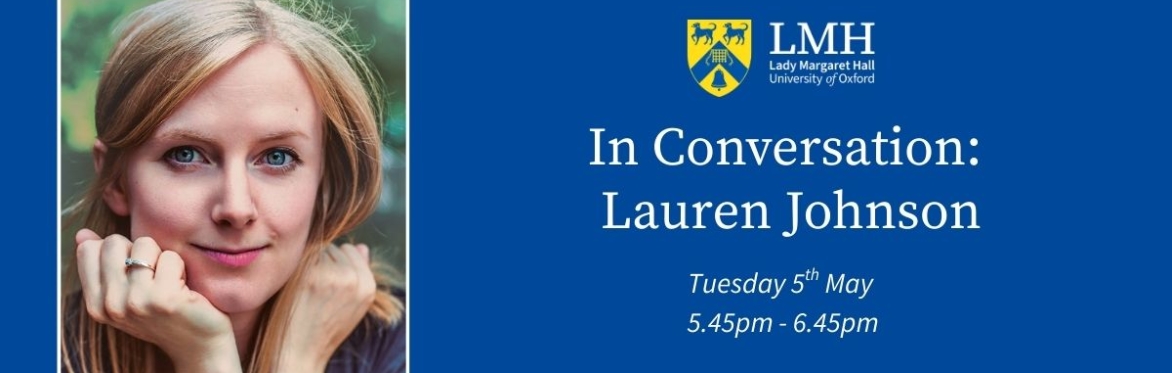 Banner reading: In Conversation: Lauren Johnson