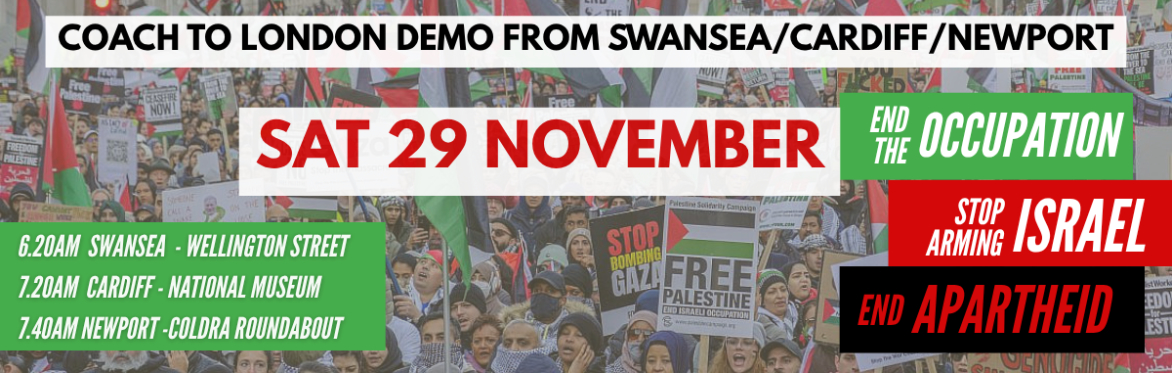 Swansea/Cardiff/Newport Coach to London PSC Demo