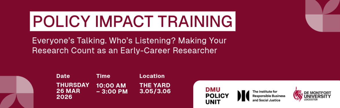 Register Now – Policy Impact Training: Everyone’s Talking. Who’s ...