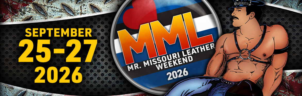 Mr. Missouri Leather is celebrating its 43nd anniversary and will be held the weekend of September 25-27, 2026.