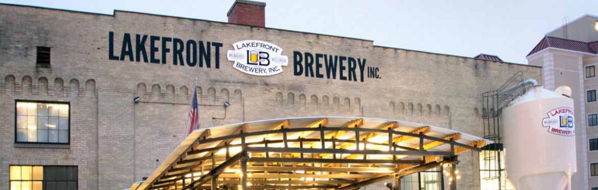 PC: Visit Milwaukee. Outside view of Lakefront Brewery