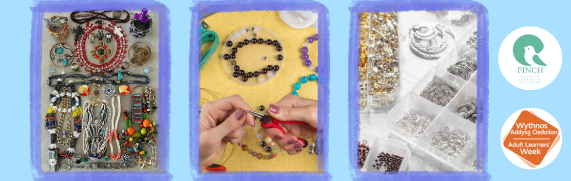 Upcycle & Repair your Costume Jewellery at Lark for Adult Learning Wales