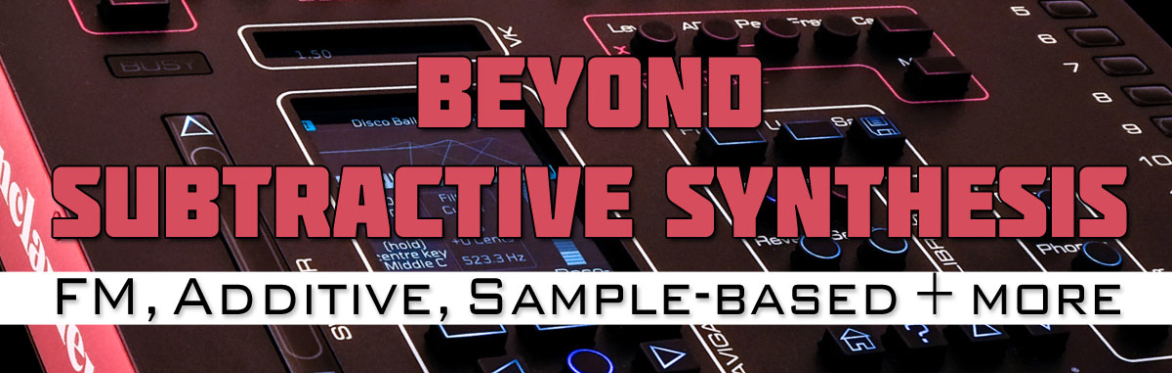 FM, Additive, Sample-based Syntheses + Q&A ["Intro to Synthesis" Workshop Series]