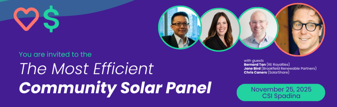 VIP Invitation: Community Solar Panel – Investing in the Future of Solar Energy