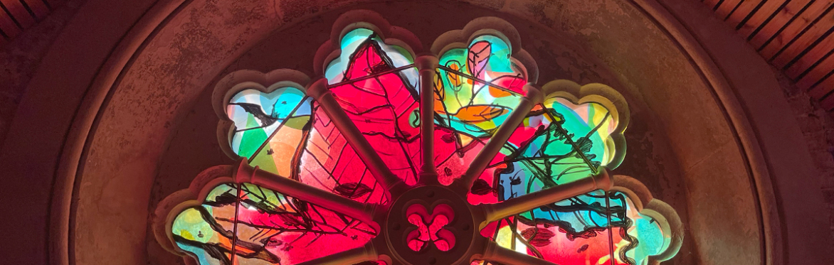 Image of Abney Park Chapel's rose window
