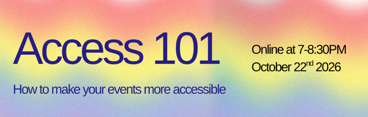 Access 101: How to make your events more accessible