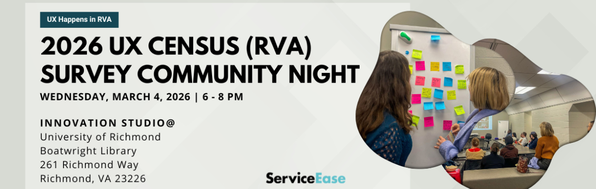 UX Census (RVA) Survey Insights Night Tickets-Banner