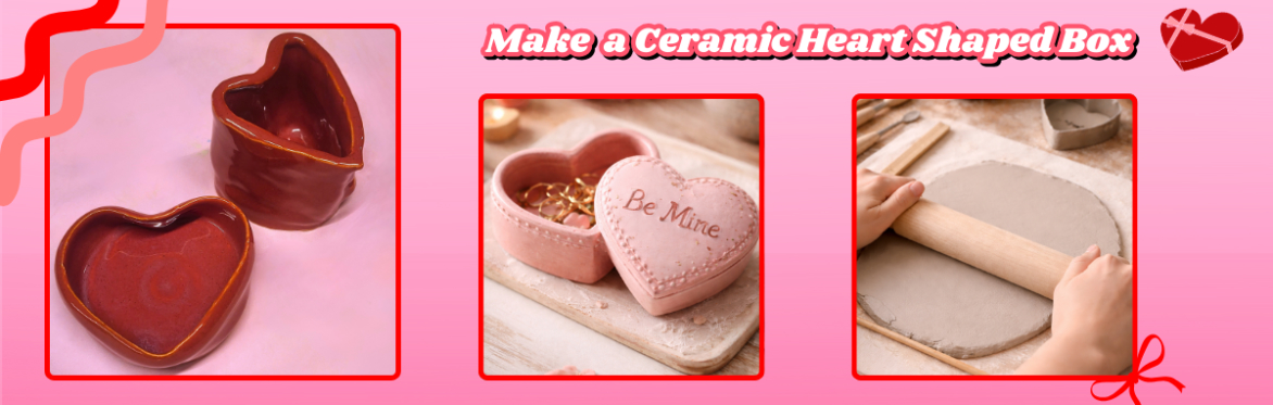 💕 Make Your Own Heart Shaped Box | Handbuilding Pottery
