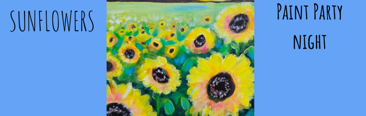 Sunflowers - Paint Night @ The New Crown, Whittlesey