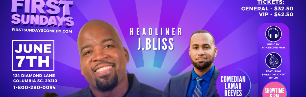 FIRST SUNDAYS' COMEDY LIVE (JUNE 7, 2026)