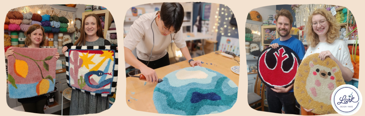 Tufting - Make a 50cm x 50cm Rug! 2 Part Workshop