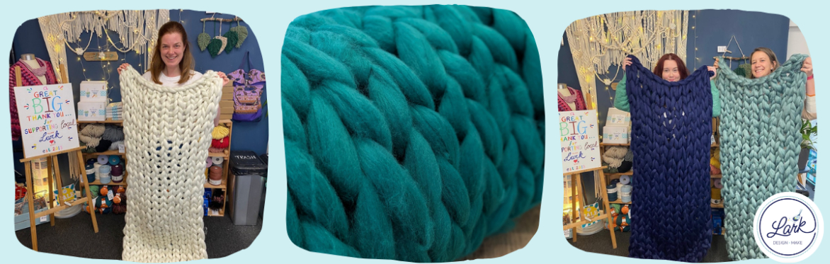 Arm Knit a Blanket